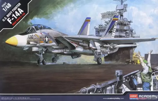 Академия 12253 1/48 F-14A Tomcat (пластиковая модель)
