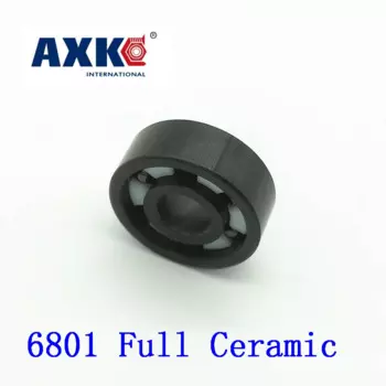 Акция 2023, настоящий керамический подшипник Axk 6801 (1 шт.), 12*21*5 мм, материал Si3n4, 6801ce, все шарикоподшипники из нитрида кремния