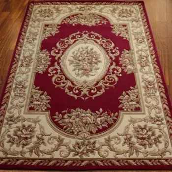 Акция, коврики для спальни, рекламные коврики, роскошный целый цветочный ковер большого размера на заказ, Европейский ковер, 100% шерстяные коврики, шерстяные коврики