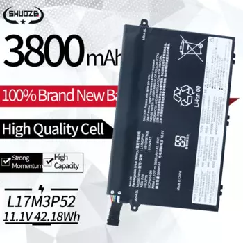 Аккумулятор 01AV447 для ноутбука Lenovo ThinkPad E480 E485 E580 E490 E590 E585 R480 R580 SB10K97606 01AV446 L17M3P52 L17L3P51 L17C3P51