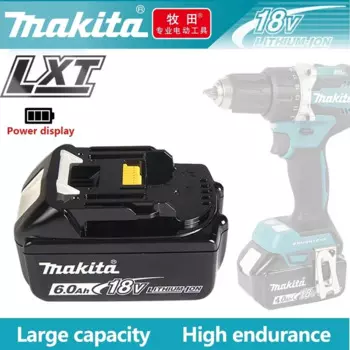 Аккумулятор 18 в Makita 6000 мАч BL1860 BL1850B BL1850 BL1840 BL1830, отвертка 18 в, Сменные Аккумуляторы для электроинструмента