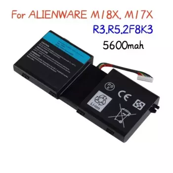Аккумулятор 5600 мАч для ноутбука ALIENWARE 2F8K3 M18X M17X R3 R5