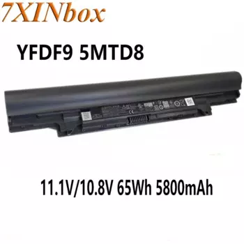 Аккумулятор 7XINbox YFDF9, 11,1 В, 65 Втч, для ноутбука Dell Latitude 3340, V131, 2-го поколения 5MTD8 HGJW8 451-BBJB YFOF9