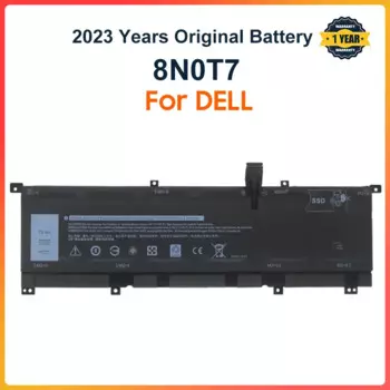 Аккумулятор 8N0T7 для ноутбука DELL XPS 15 9575 D1805TS D1605TS P73F Series, для DELL Precision 5530 2-в-1 TMFYT, Бесплатные инструменты