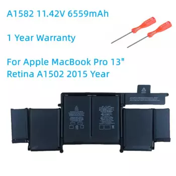 Аккумулятор A1582 A1493 для ноутбука Apple MacBook Pro, 13 дюймов, Retina A1502, 2013, 2014, 2015 год, 020-00010