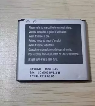 Аккумулятор ALLCCX B190AC для Samsung E2510 E2558 E590 E598 D610 F679 M3510 M609 S3500C D618