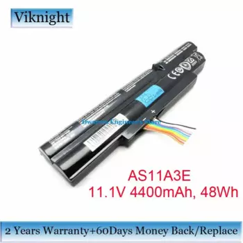 Аккумулятор AS11A3E для ноутбука ACER Aspire TimelineX 3830 4830 5830 As3830t, аккумулятор AS11A3E AS11A5E 3ICR19/66-2 3INR18/65-2 4400 мАч