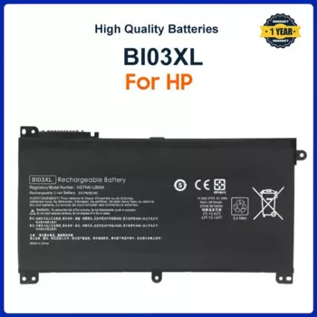 Аккумулятор BI03XL для ноутбука HP Pavilion X360 13-U100TU U113TU U169TU HSTNN-UB6W Stream 14-AX010wm 14-AX020wm