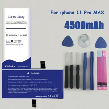 Аккумулятор DaDaXiong для iPhone 11 Pro MAX, 4500 мАч, 0 циклов