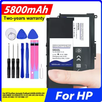 Аккумулятор для HP Pavilion Jornada ProBook 6440b 6445b 420 428 15-CE 4320s 4330s 240 245 250 451085-141 451086-121 OMEN 14-CE0025TU