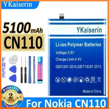 Аккумулятор для Nokia CN110 1ICP5/65/78/X20/X10, 5100 мАч
