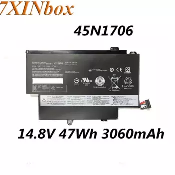 Аккумулятор для ноутбука 7XINbox 45N1706 45N1707, 14,8 в, 47 Вт/ч для Lenovo Thinkpad 12,5 "S1 Yoga S1-S240 20CD00AJGE 20CDS00800 Series