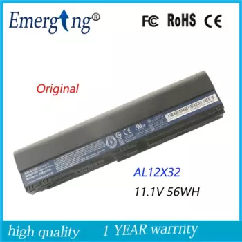 Аккумулятор для ноутбука Acer Aspire One 11,1 725 V5-171 C710 AL12A31 AL12X32, 756 в, 56 Втч