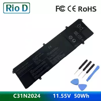 Аккумулятор для ноутбука C31N2024 0B200-04070000 11,55 в/50 Втч/4210 мАч, замена батареи