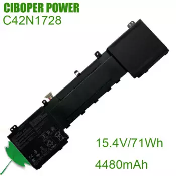 Аккумулятор для ноутбука CP C42N1728 71 Втч/4480 мАч для ZenBook Pro UX550GE-E2019T, BN005R UX580GD-BN060T, BN085T U5500 UX550GD UX580GE