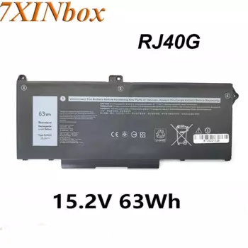 Аккумулятор для ноутбука Dell Latitude 14 15,2 XPC5H 15 5420 39V1H Precision 15 5520 3H45Y F3T9T Series 7xinbox RJ40G 3560 V 63Wh