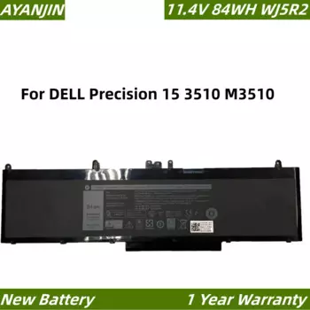 Аккумулятор для ноутбука DELL Precision 15 11,4 M3510 WJ5R2 4F5YV, 3510 в, 84 Вт/ч, WJ5R2