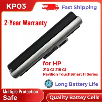 Аккумулятор для ноутбука HP KP03 KP06 TPN-C112, замена для 210 G1 215 G1 Pavilion TouchSmart 11 Series, длительный срок службы батареи li-ion 40 Вт/ч