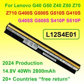 Аккумулятор для ноутбука Lenovo G40 G50 Z40 Z50 G400S G500S G510S G410S G405S G505S S410P S510P L12M4E01 L12L4E01, 2900 мАч