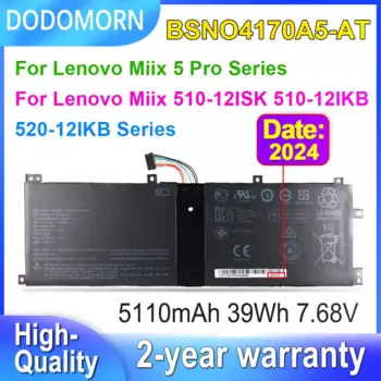 Аккумулятор для ноутбука Lenovo Miix 510-12IKB 510-12ISK 520-12IKB,Miix 5 pro BSNO4170A5-AT 5B10L67278 7,68 V 39Wh