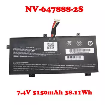 Аккумулятор для ноутбука NV-647888-2S 7,4 V 5150mAh 38.11Wh Новинка