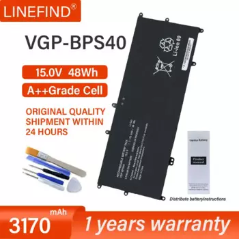 Аккумулятор для ноутбука SONY Vaio Flip 14A SVF14N SVF 15A SVF15N17CXB VGP-BPS40 15 в 3170 мАч