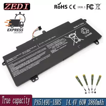 Аккумулятор для ноутбука ZEDI, для Toshiba PA5149U-1BRS TECRA Z40 Z40T-A1410 Z50-A Z50 60WH 3860 мач