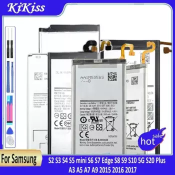 Аккумулятор для Samsung Galaxy S2 S3 S4 S5 mini S6 S7 Edge S8 S9 S10 5G S20 Plus/A3 A5 A7 A9 2015 2016 2017 SM G930F G950F G920F