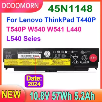 Аккумулятор DODOMORN 45N1148 45N1149 57 + для ноутбука Lenovo ThinkPad T440P T540P W540 W541 L440 L540 Seies 0C52863 45N1760 45N1159