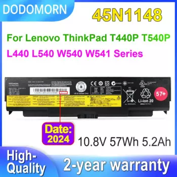 Аккумулятор DODOMORN для ноутбука Lenovo ThinkPad T440P T540P W540 W541 L440 L540 45N1145 45N1146 45N1147 45N1148 45N1149 57Wh 57 +