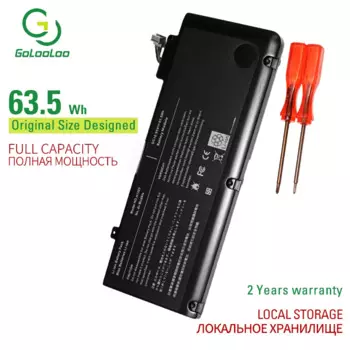 Аккумулятор Golooloo, 10,95 в, 63.5WH A1322 A1278, для ноутбука Apple MacBook Pro 13 дюймов, A1278 версии 2009, прецизионный алюминиевый Unibody 2009