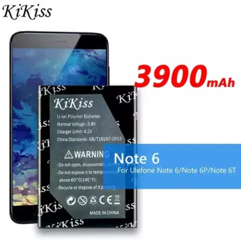 Аккумулятор KiKiss Note6 (3277) 3900 мАч для Ulefone Note 6 6T 6P/Note 6P/Note 6T Note6P Note6T