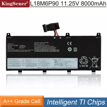 Аккумулятор KingSener L18M6P90 для ноутбука Lenovo ThinkPad P53 Series, L18C6P90 02DL028 5B10W13901 SB10K97664, 11,25 в, 8000 мАч