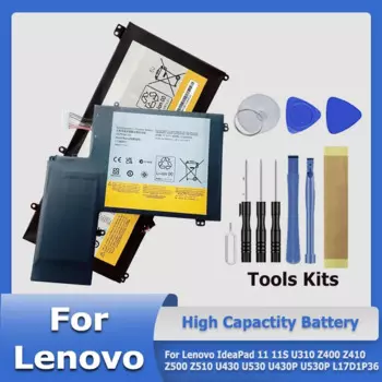 Аккумулятор L11M4P13 L11M3P01 L12S4K01 L17D1P36 для Lenovo IdeaPad 11 11S U310 Z400 Z410 Z500 Z510 U430 U530 U430P U530P L17D1P36