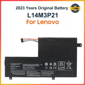 Аккумулятор L14M3P21 для ноутбука Lenovo Flex 3 4 1470 1480 1580 1570 Yoga 500-14ISK Edge 2-1580 L14L3P21 L15L3PB0 L15M3PB