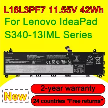 Аккумулятор L18L3PF7 для ноутбука Lenovo IdeaPad S340-13-IML Xiaoxin 13-IML 2019 2020 серии L18C3PF8 L18M3PFB 11,52 в 42 Вт/ч 3700 мАч
