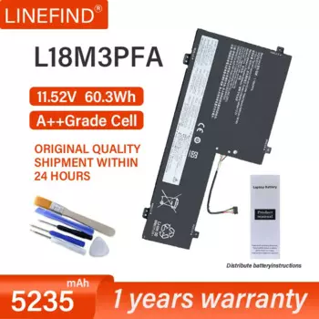 Аккумулятор L18M3PFA L18D3PF2 для ноутбука Lenovo Yoga C740-15IML Series 5B10T83739 5B10T83740 5B10W67402