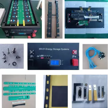 Аккумулятор LiFePO4, 51,2 в, Комплект «сделай сам» с Bluetooth 280 A BMS CAN RS485 для инвертора для EVE CATL 302AH, комплект для ПК