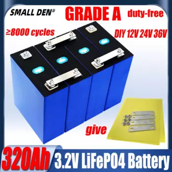 Аккумулятор литий-железо-фосфатный, 3,2 в, 8000 а/ч