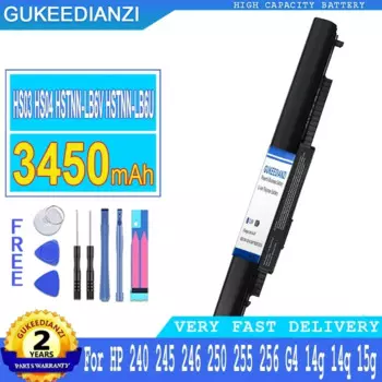 Аккумулятор мобильного телефона 3450 мАч для HP 14g 14q 15g 15q 15T 15Z 240 245 246 250 255 HSTNN-LB6V 807957 -001 HSTNN-LB6U 256 G4