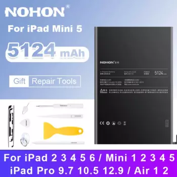 Аккумулятор NOHON для планшета iPad Mini 5 4 3 2 1 Air Air2 iPad 6 5 4 3 2, 9,7 дюйма