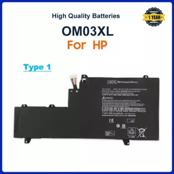 Аккумулятор OM03XL 11,55 в 4935 мАч для HP Elitebook x360 1030 G2 HSTNN-IB7O HSTNN-IB70 863167-171 863167-1B1 57WH