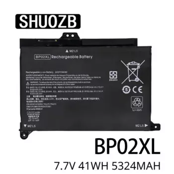 Аккумулятор SHUOZB BP02XL для ноутбука HP Pavilion PC 15 15-AU 849569-421 849909-850, фотосессия 7,7 В, 41 Вт/ч