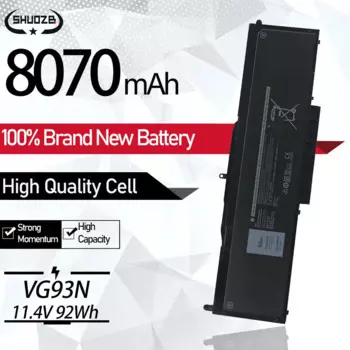 Аккумулятор VG93N WFWKK для Dell Precision 15 3520 3530 M3520 M3530 Latitude 5580 5590 5591 0WFWKK NY5PG 11,4 в 92 Вт/ч, Бесплатные инструменты