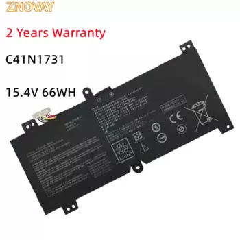 Аккумулятор ZNOVAY C41N1731 для ноутбука ASUS ROG Strix Scar/HERO II G712 G732 G731 GL504GW GL504GS GL504GM GL704 GL704GW GL704GV