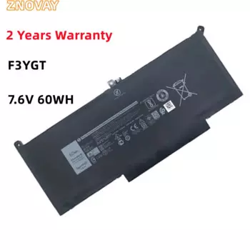Аккумулятор ZNOVAY F3YGT 2X39G 60WH для ноутбука Dell Latitude 12 13 14 7280 7290 7380 7390 7480 7490 E7280 E7290 E7380 E7390 DJ1J0
