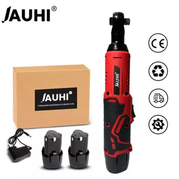 Аккумуляторная электрическая отвертка, гаечный ключ с прямым углом, 3/8 дюйма, 12 В