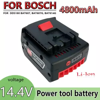 Аккумуляторная батарея 14,4 В 4800 мАч для Bosch GBA GSR GSB BAT618 BAT609 BAT607, BAT607G, BAT614, BAT614G