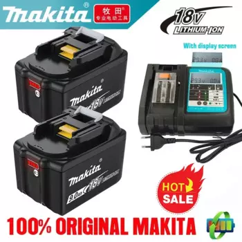 Аккумуляторная батарея BL1890 для Makita BL1830/BL1860BL1840, Сменный аккумулятор для электроинструмента, 18В, Ач/Ач