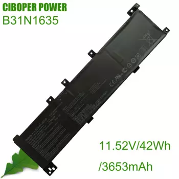 Аккумуляторная батарея CP B31N1635 42Wh/3653mAh для ноутбука VivoBook Pro 17 A705U N705U A705UA X705U X705UA X705UB X705UF X705UV X705UN X705UQ